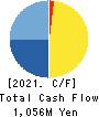 TDSE Inc. Cash Flow Statement 2021年3月期