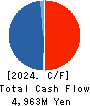 CANOX CORPORATION Cash Flow Statement 2024年3月期