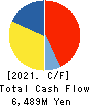 LEC,INC. Cash Flow Statement 2021年3月期