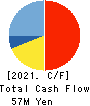 Sockets Inc. Cash Flow Statement 2021年3月期