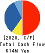 INTERLIFE HOLDINGS CO., LTD. Cash Flow Statement 2020年2月期