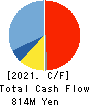 O’will Corporation Cash Flow Statement 2021年Mar期 O’will Corporation Cash Flow Statement 2021年3月期