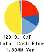 Shirai Electronics Industrial Co.,Ltd. Cash Flow Statement 2019年3月期