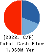 Chiome Bioscience Inc. Cash Flow Statement 2023年12月期