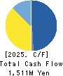 OKADA AIYON CORPORATION Cash Flow Statement 2025年Mar期 OKADA AIYON CORPORATION Cash Flow Statement 2025年3月期