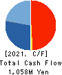 St.Cousair CO.,LTD. Cash Flow Statement 2021年3月期