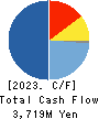 TOYO KANETSU K.K. Cash Flow Statement 2023年3月期