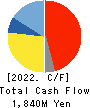 TAKADA CORPORATION Cash Flow Statement 2022年Mar期 TAKADA CORPORATION Cash Flow Statement 2022年3月期