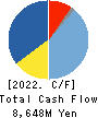 Mitsubishi Paper Mills Limited Cash Flow Statement 2022年3月期