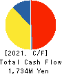 F&M CO.,LTD. Cash Flow Statement 2021年Mar期 F&M CO.,LTD. Cash Flow Statement 2021年3月期