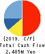 Densan System Holdings Co.,Ltd. Cash Flow Statement 2019年12月期
