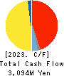 FDK CORPORATION Cash Flow Statement 2023年3月期