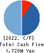 BlueMeme Inc. Cash Flow Statement 2022年3月期
