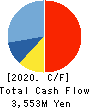 FUJI FURUKAWA ENGINEERING & CONSTRUCTION Cash Flow Statement 2020年3月期