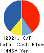 internet infinity INC. Cash Flow Statement 2021年3月期