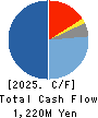 SAKAI HEAVY INDUSTRIES,LTD. Cash Flow Statement 2025年Mar期 SAKAI HEAVY INDUSTRIES,LTD. Cash Flow Statement 2025年3月期