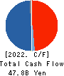 NEC Capital Solutions Limited Cash Flow Statement 2022年Mar期 NEC Capital Solutions Limited Cash Flow Statement 2022年3月期