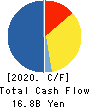 TSI HOLDINGS CO.,LTD. Cash Flow Statement 2020年2月期