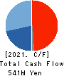 SHINPO CO.,LTD. Cash Flow Statement 2021年6月期