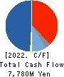TOMEN DEVICES CORPORATION Cash Flow Statement 2022年Mar期 TOMEN DEVICES CORPORATION Cash Flow Statement 2022年3月期