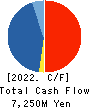 NSD CO., LTD. Cash Flow Statement 2022年3月期