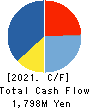 Fixstars Corporation Cash Flow Statement 2021年9月期