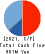 ESTIC CORPORATION Cash Flow Statement 2021年Mar期 ESTIC CORPORATION Cash Flow Statement 2021年3月期