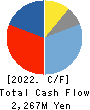 SATORI ELECTRIC CO.,LTD. Cash Flow Statement 2022年5月期