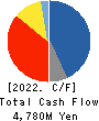 HIRATA Corporation Cash Flow Statement 2022年Mar期 HIRATA Corporation Cash Flow Statement 2022年3月期