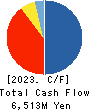Nakamichi Leasing Co.,Ltd. Cash Flow Statement 2023年12月期