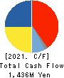 IKEGAMI TSUSHINKI CO.,LTD. Cash Flow Statement 2021年3月期