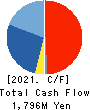 TOYO DENKI SEIZO K.K. Cash Flow Statement 2021年5月期