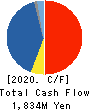AOHATA Corporation Cash Flow Statement 2020年11月期