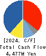 Arisawa Mfg. co.,Ltd. Cash Flow Statement 2024年3月期