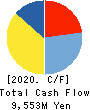NIPPON DENSETSU KOGYO CO.,LTD. Cash Flow Statement 2020年3月期