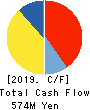 SHINPO CO.,LTD. Cash Flow Statement 2019年6月期