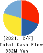 iRidge,Inc. Cash Flow Statement 2021年3月期