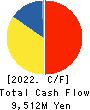 NIPPON DENSETSU KOGYO CO.,LTD. Cash Flow Statement 2022年3月期