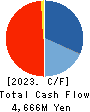 スリー・ディー・マトリックス Cash Flow Statement 2023年4月期