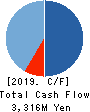 Delta-Fly Pharma,Inc. Cash Flow Statement 2019年Mar期 Delta-Fly Pharma,Inc. Cash Flow Statement 2019年3月期