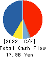 IINO KAIUN KAISHA, LTD. Cash Flow Statement 2022年3月期