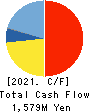 FUJITA ENGINEERING CO.,LTD. Cash Flow Statement 2021年3月期