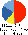 Yuki Gosei Kogyo Co.,Ltd. Cash Flow Statement 2022年Mar期 Yuki Gosei Kogyo Co.,Ltd. Cash Flow Statement 2022年3月期