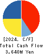 Tri Chemical Laboratories Inc. Cash Flow Statement 2024年1月期