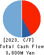 tripla Co.,Ltd. Cash Flow Statement 2023年10月期