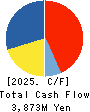 WASHINGTON HOTEL CORPORATION Cash Flow Statement 2025年Mar期 WASHINGTON HOTEL CORPORATION Cash Flow Statement 2025年3月期