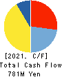 VIS co.ltd. Cash Flow Statement 2021年Mar期 VIS co.ltd. Cash Flow Statement 2021年3月期