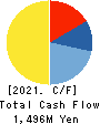Miahelsa Holdings Corporation Cash Flow Statement 2021年3月期
