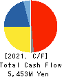 TOWA CORPORATION Cash Flow Statement 2021年Mar期 TOWA CORPORATION Cash Flow Statement 2021年3月期