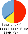 eBOOK Initiative Japan CO.,LTD. Cash Flow Statement 2021年3月期